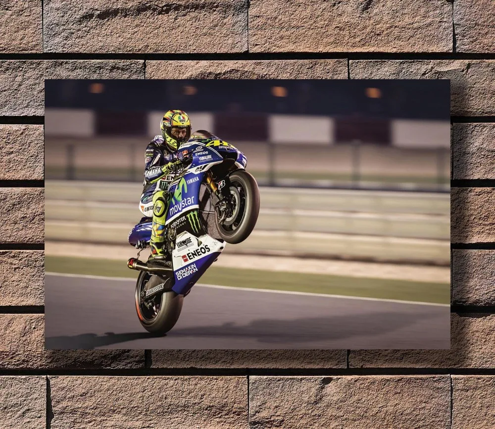 B-103 Valentino Rossi MotoGP Riders Sport Star Poster Art L-W Canvas Print Decoration 12x18 24x36 27x40 inch
B-103 Valentino Rossi MotoGP Riders Sport Star Poster Art L-W Canvas Print Decoration 12x18 24x36 27x40 inch