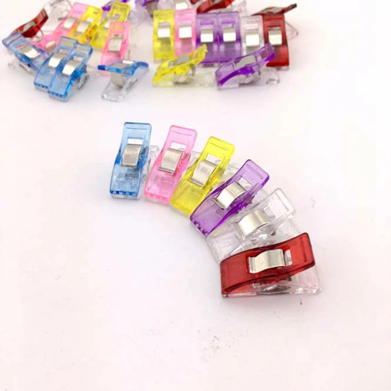 100PCS Colorful PVC Plastic Clips For Patchwork Sewing DIY Crafts Quilt Quilting Clip DIY handmade Accessory Clover Wonder Clip
100PCS Colorful PVC Plastic Clips For Patchwork Sewing DIY Crafts Quilt Quilting Clip DIY handmade Accessory Clover Wonder Clip