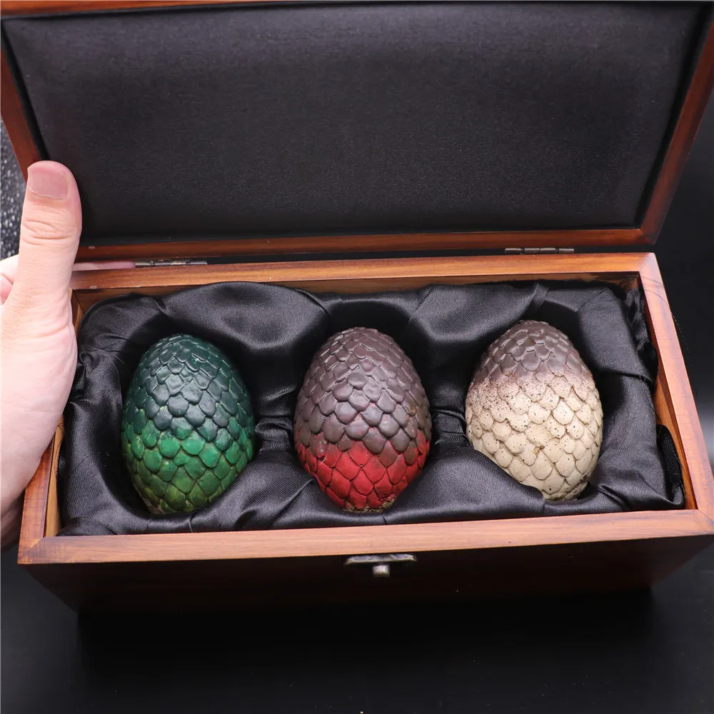 Hot New Game of Thrones Dragon Egg Cosplay Costumes Props Daenerys Drogon Rhaegal Viserion Model Collection Set Gift Figure
Hot New Game of Thrones Dragon Egg Cosplay Costumes Props Daenerys Drogon Rhaegal Viserion Model Collection Set Gift Figure