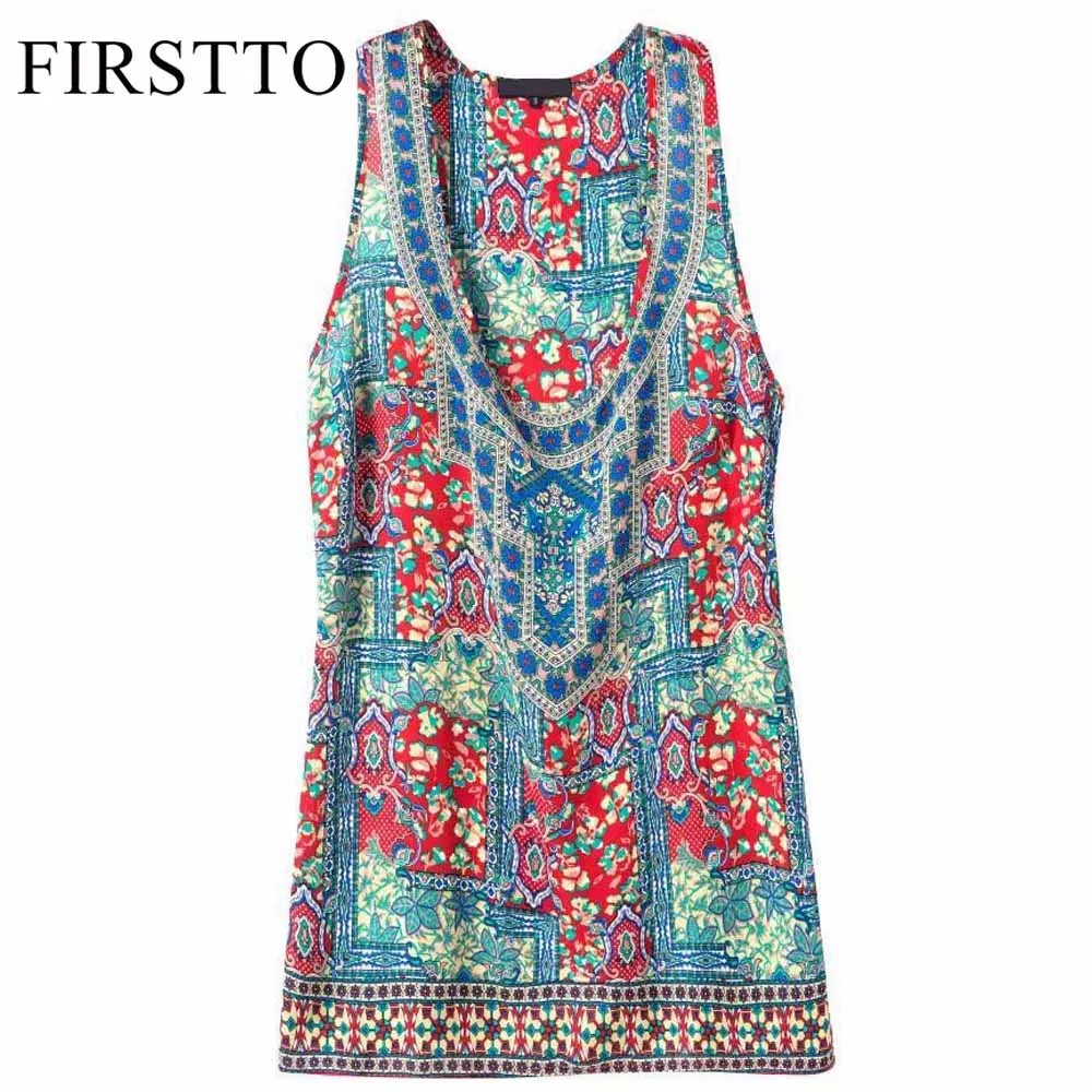 Ethnic Colorful Flower Print O-Neck Sleeveless Tank Shirt Vintage Gypsy Trendy Women Hippie Boho Street Blouse Tee Tops femme
Ethnic Colorful Flower Print O-Neck Sleeveless Tank Shirt Vintage Gypsy Trendy Women Hippie Boho Street Blouse Tee Tops femme