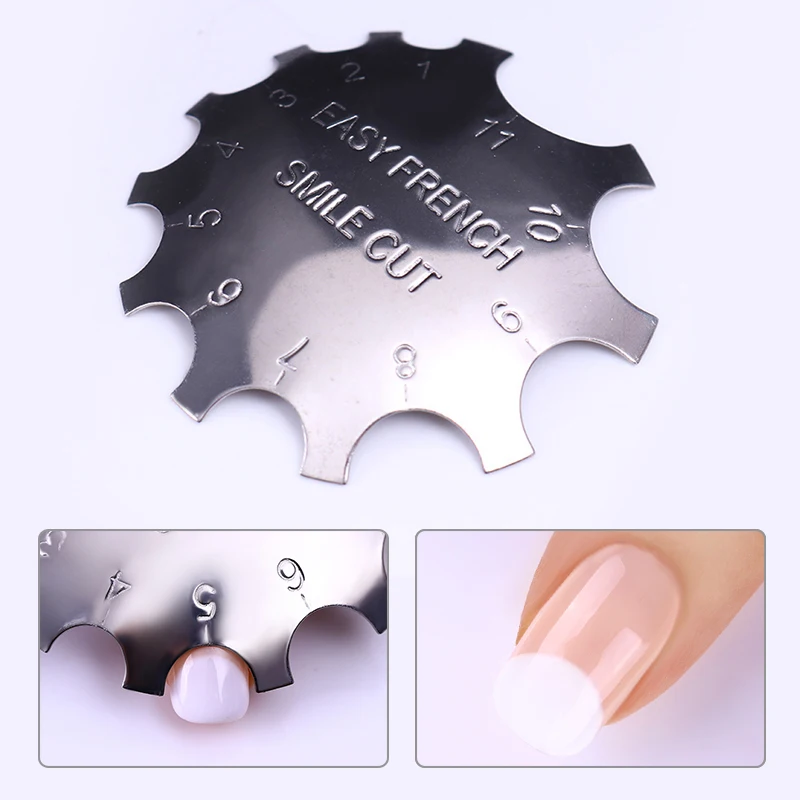 Easy French Line Edge Nail Cutter Stencil Tool Smile Shape Clipper Trimmer Styling Forms DIY Nail Art Manicure Tools
Easy French Line Edge Nail Cutter Stencil Tool Smile Shape Clipper Trimmer Styling Forms DIY Nail Art Manicure Tools