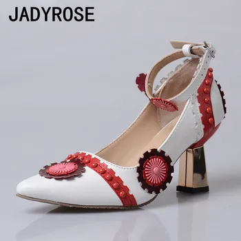 Women Sexy Pointed Toe Pumps Genuine Leather High Heels Wedding Shoes Woman Fashion Flower Studded Stiletto Zapatos Mujer
Women Sexy Pointed Toe Pumps Genuine Leather High Heels Wedding Shoes Woman Fashion Flower Studded Stiletto Zapatos Mujer