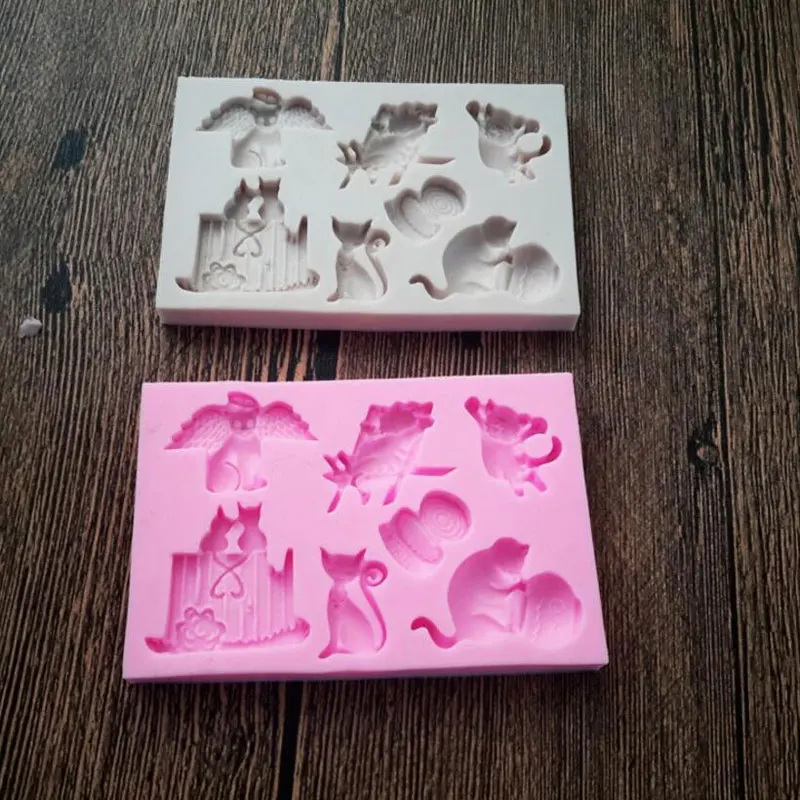 Cat Animal Silicone Mold Fondant Mould Cake Decorating Tools Chocolate Gumpaste Molds, Sugarcraft, Kitchen Gadgets
Cat Animal Silicone Mold Fondant Mould Cake Decorating Tools Chocolate Gumpaste Molds, Sugarcraft, Kitchen Gadgets
