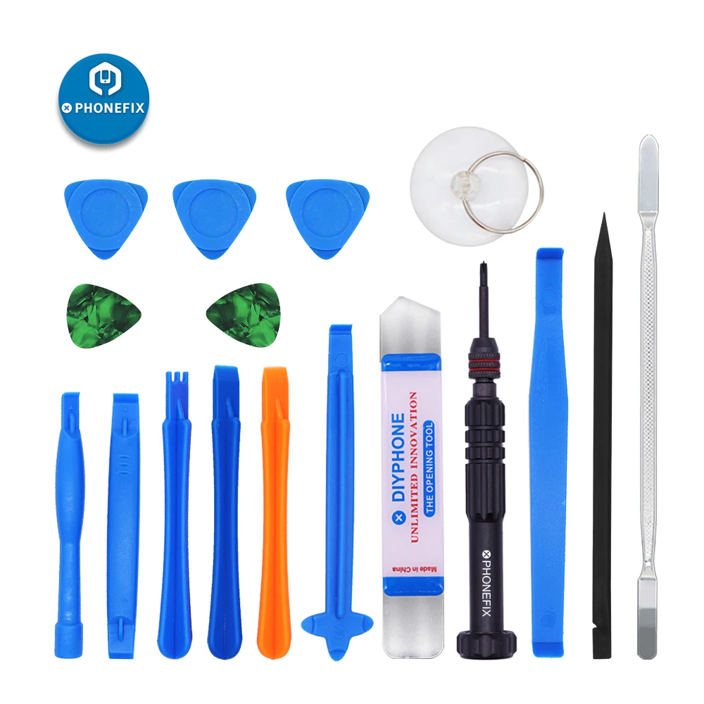 PHONEFIX Multi Function 17 in 1 Mobile Phone Repair Tool Kit Screwdriver Hand Tools for iPhone iPad LCD Screen Opening Tool
PHONEFIX Multi Function 17 in 1 Mobile Phone Repair Tool Kit Screwdriver Hand Tools for iPhone iPad LCD Screen Opening Tool