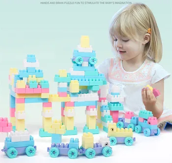 Large plastic building blocks 100/300pcs children's toys kindergarten early education diy toys gift 
Large plastic building blocks 100/300pcs children's toys kindergarten early education diy toys gift