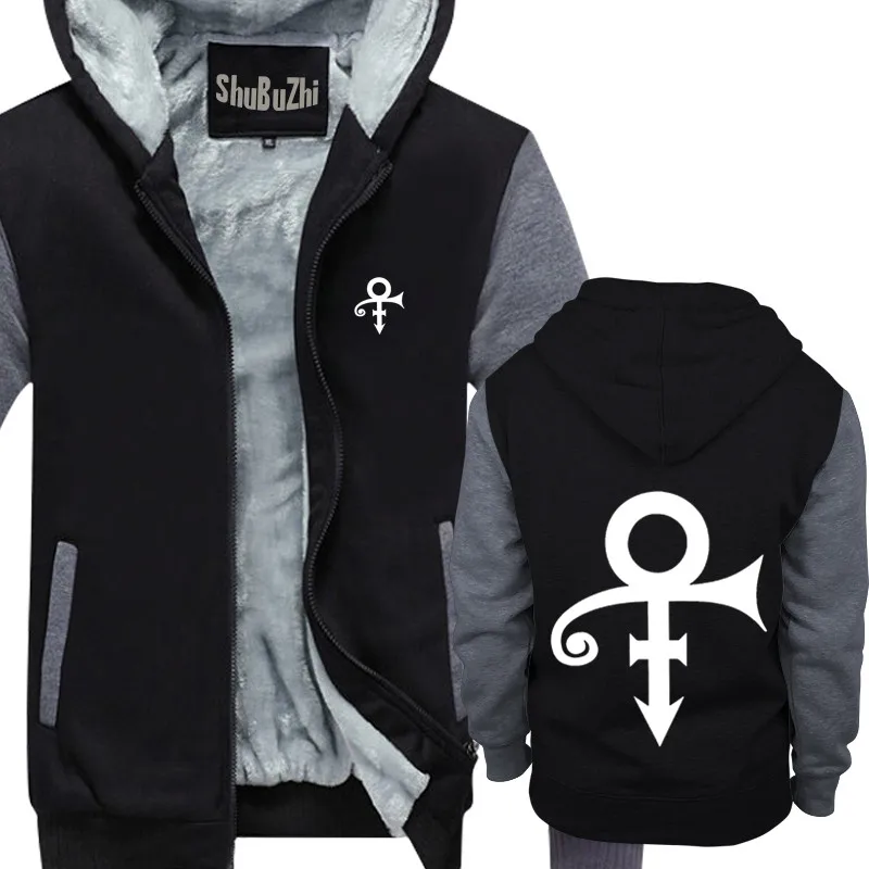 Winter Thick Warm Fleece Zipper Coat for Mens Prince Love Symbol Album Hoodies Rogers Nelson Tribute SportWear Tracksuit
Winter Thick Warm Fleece Zipper Coat for Mens Prince Love Symbol Album Hoodies Rogers Nelson Tribute SportWear Tracksuit