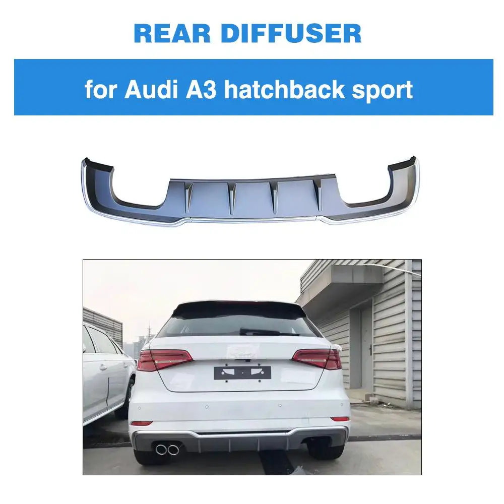 For A3 Rear Bumper Diffuser Lip for Audi A3 S-line Hatchback 2 Door 2017-2019 PP Rear Diffuser Lip Spoiler
For A3 Rear Bumper Diffuser Lip for Audi A3 S-line Hatchback 2 Door 2017-2019 PP Rear Diffuser Lip Spoiler