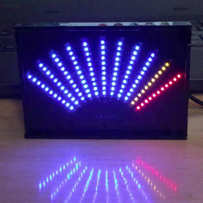 Aiyima ASK11 LED дисплей музыкального спектра VU метр Веерообразный усилитель уровня
