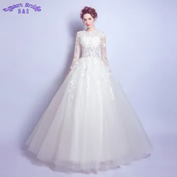 Lace Wedding Dresses Ball Gown Tulle Flowers Applique Elegant vestido de noiva 2019 Lace Up Back Marriage Women WD35 
Lace Wedding Dresses Ball Gown Tulle Flowers Applique Elegant vestido de noiva 2019 Lace Up Back Marriage Women WD35