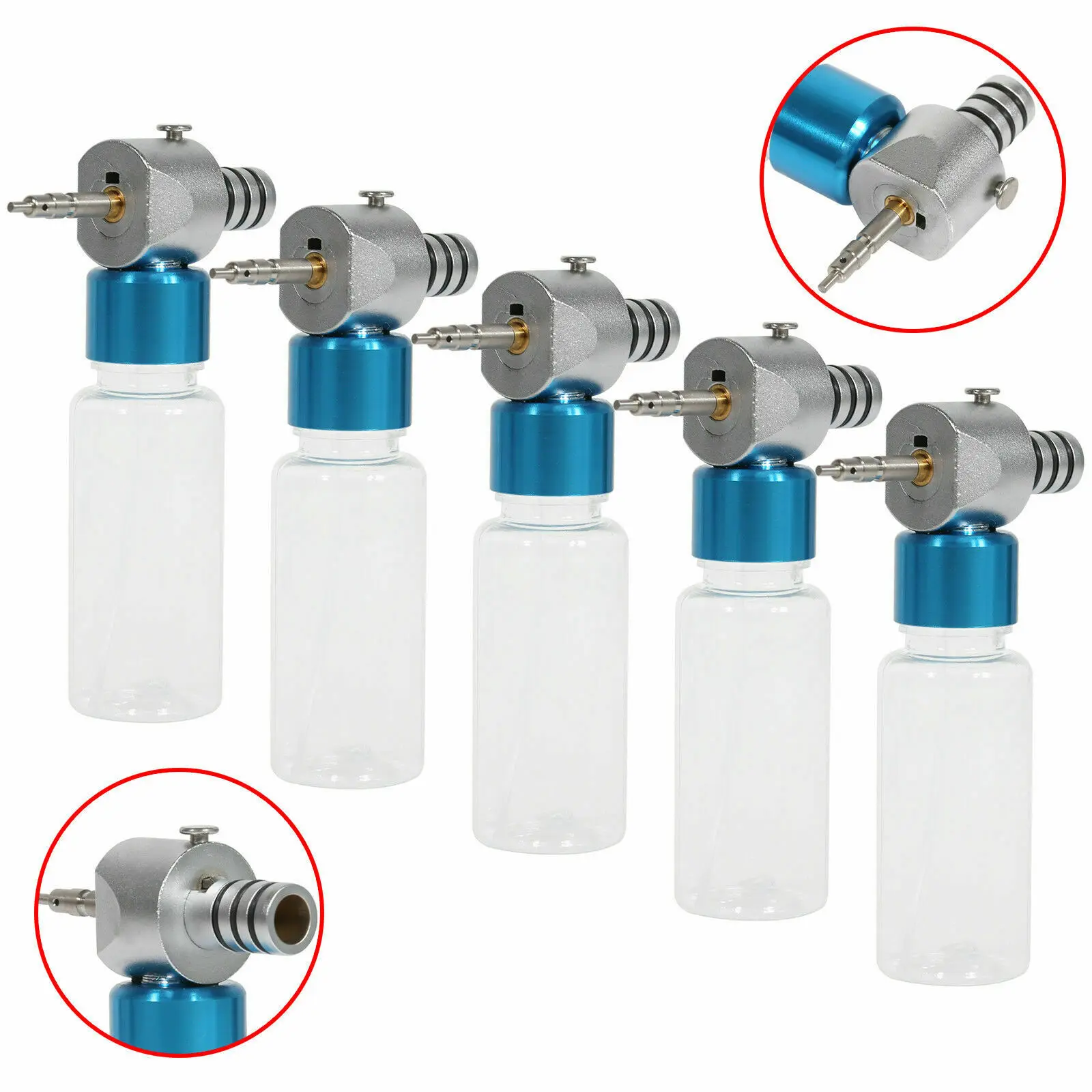 5 x Dental Low Speed Handpiece Cleaning Lubrication lubricanting Air Button device
5 x Dental Low Speed Handpiece Cleaning Lubrication lubricanting Air Button device
