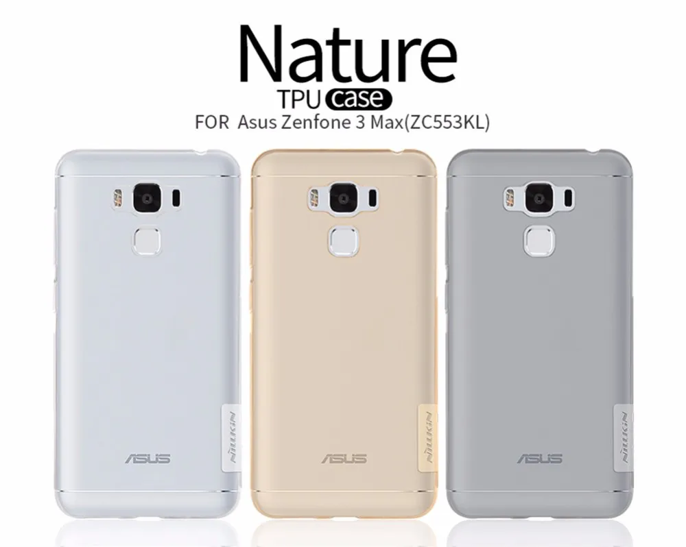 For Asus Zenfone 3 Max ZC553KL case Nillkin Nature Clear Soft Silicon TPU Transparent back cover for Zenfone 3 Max ZC520TL cover
For Asus Zenfone 3 Max ZC553KL case Nillkin Nature Clear Soft Silicon TPU Transparent back cover for Zenfone 3 Max ZC520TL cover