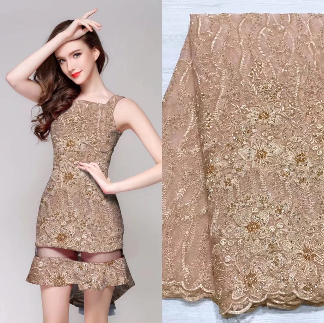 Beautifical african fabrics net lace embroidery beaded fabric for dress latest style beads mix sequins french lace ML5N359
Beautifical african fabrics net lace embroidery beaded fabric for dress latest style beads mix sequins french lace ML5N359