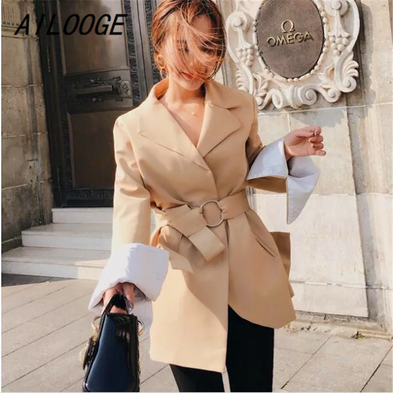 AILOOGE 2017 New Spring Summer Casual Lapel Long Sleeve Pattern V-neck Lace Black Jecket Casual Fashion All-match
AILOOGE 2017 New Spring Summer Casual Lapel Long Sleeve Pattern V-neck Lace Black Jecket Casual Fashion All-match