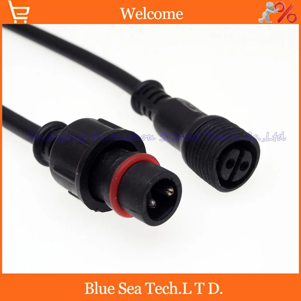 10 pairs 2 pin LED waterproof Connector Kits Male&Female socket plug with 2*20cm cable for Car,boat,LCD,LED ect.Black
10 pairs 2 pin LED waterproof Connector Kits Male&Female socket plug with 2*20cm cable for Car,boat,LCD,LED ect.Black