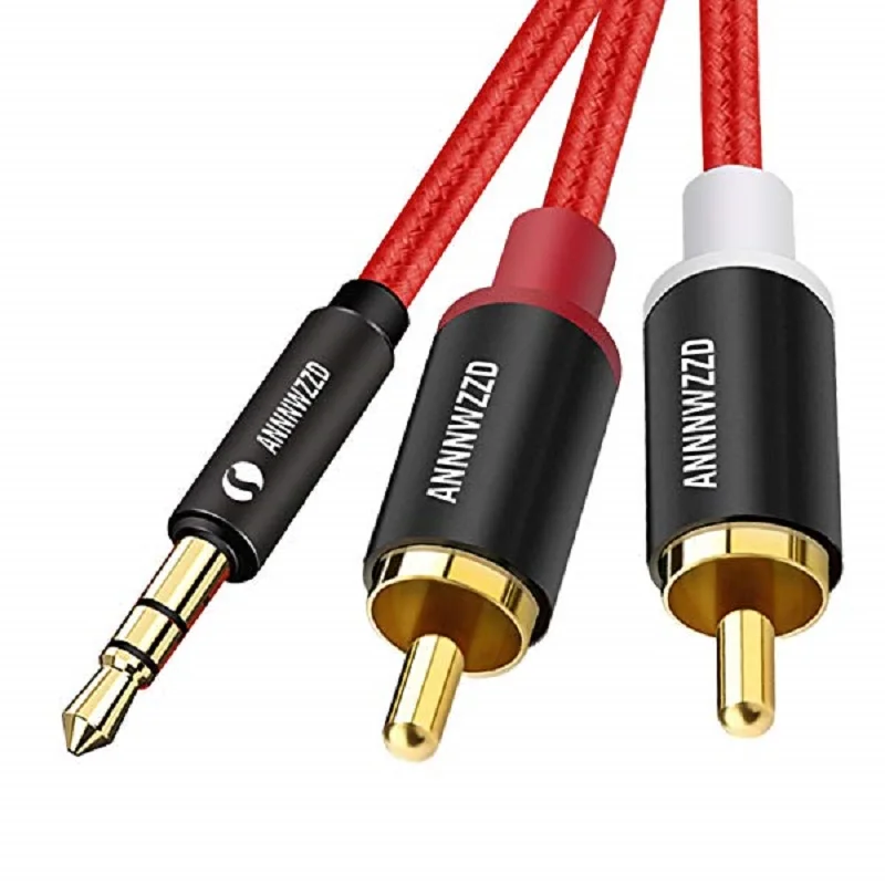 Audio Cable 2RCA to 3.5 Audio Car Cable RCA 3.5mm Jack Male to Male RCA AUX Cable for Amplifier Phone Headphone Speaker
Audio Cable 2RCA to 3.5 Audio Car Cable RCA 3.5mm Jack Male to Male RCA AUX Cable for Amplifier Phone Headphone Speaker
