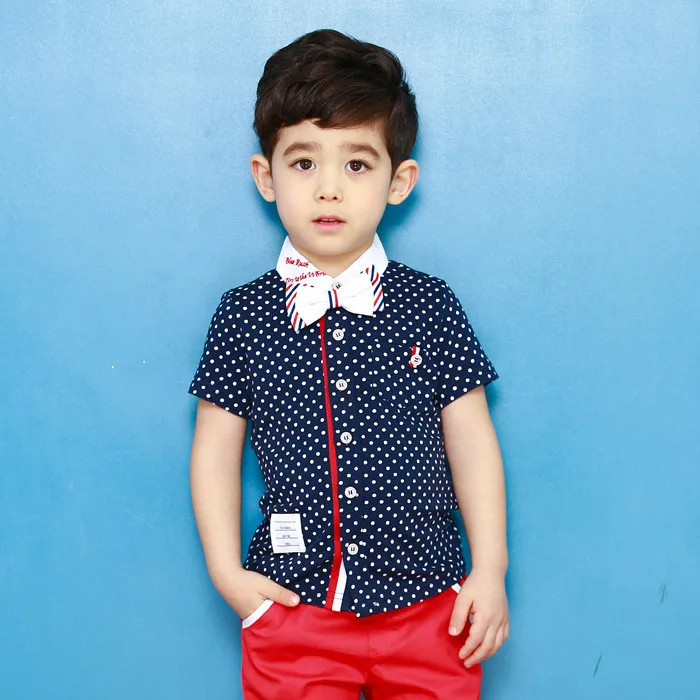 2016 Fashion Handsome Boys Clothes set Children Kids Clothing suits Short Sleeve Boy Dot T shirt Pants Clothes 2T 3T 4T 5T 6T 7
2016 Fashion Handsome Boys Clothes set Children Kids Clothing suits Short Sleeve Boy Dot T shirt Pants Clothes 2T 3T 4T 5T 6T 7
