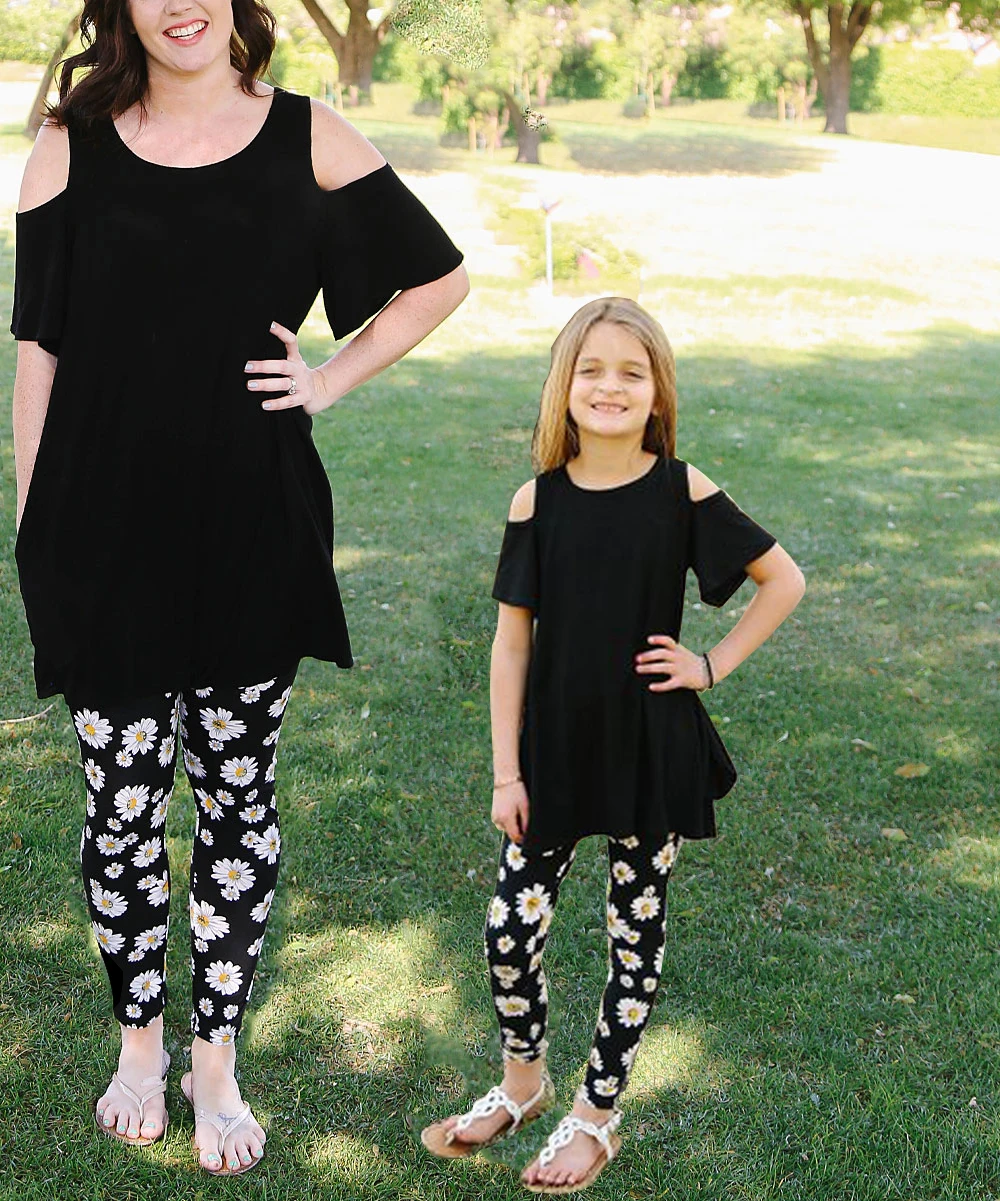 Family Look Mother Mom Daughter Mommy and Me Clothes Off Shoulder Tshirts+Leggings 2PCS Dress Matching Outfits Clothing Sets
Family Look Mother Mom Daughter Mommy and Me Clothes Off Shoulder Tshirts+Leggings 2PCS Dress Matching Outfits Clothing Sets
