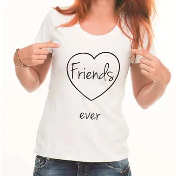 Forever Best Friends Letter Print T Shirt Women Short Sleeve O Neck Loose White Tshirt 2020 Summer Women Tee Shirt Tops
Forever Best Friends Letter Print T Shirt Women Short Sleeve O Neck Loose White Tshirt 2020 Summer Women Tee Shirt Tops