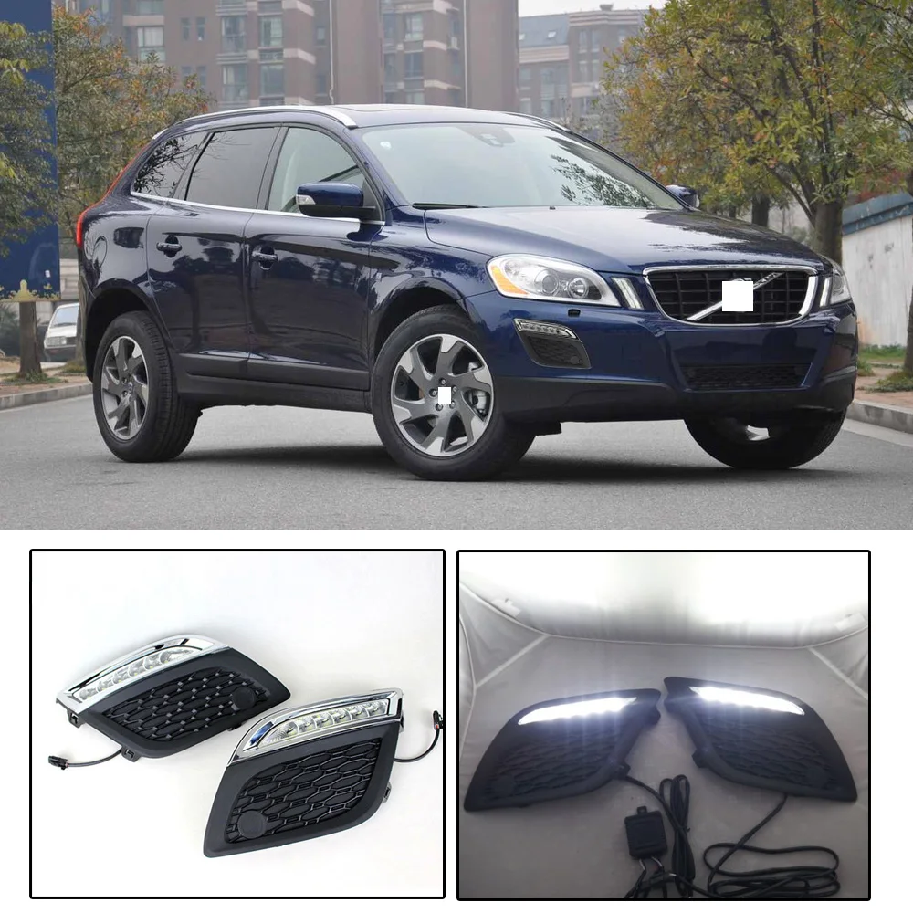 CAPQX 1 Pair For Volvo XC60 2011 2012 2013 Front LED DRL Daytime Running Driving Light Day light Fog Lamp With White light
CAPQX 1 Pair For Volvo XC60 2011 2012 2013 Front LED DRL Daytime Running Driving Light Day light Fog Lamp With White light