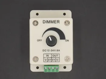 12V 24V DC 8A Balck Single Color LED Dimmer Switch Brightness Controller for led lamp strip light Sensor
12V 24V DC 8A Balck Single Color LED Dimmer Switch Brightness Controller for led lamp strip light Sensor