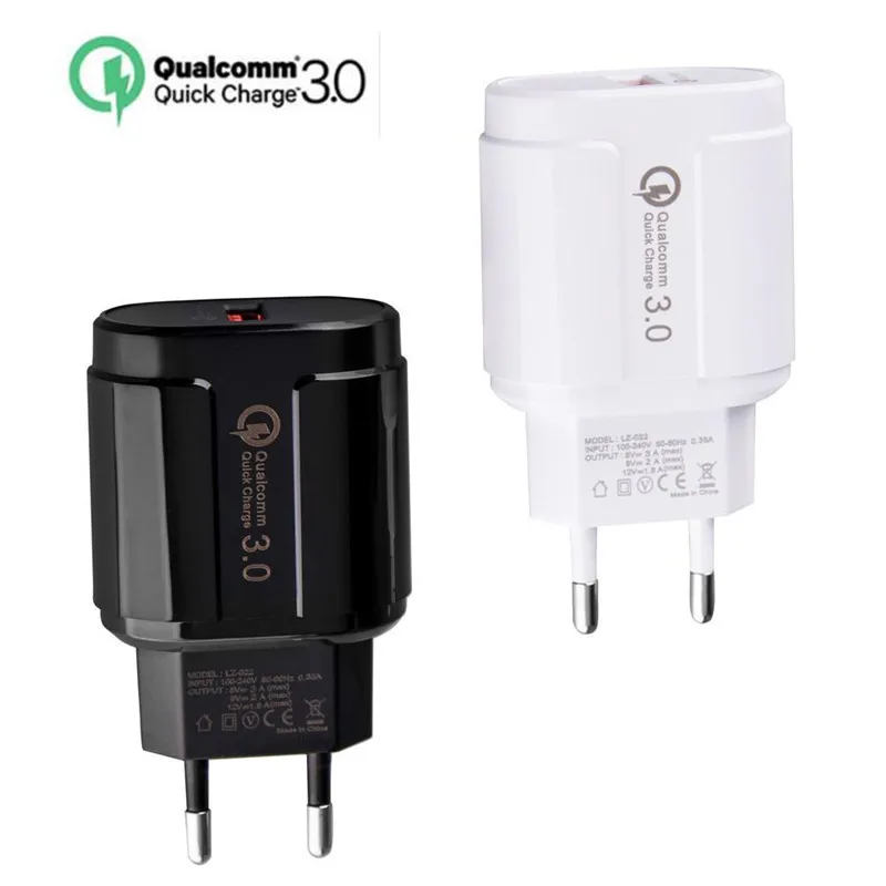Quick Charge 3.0 USB Charger QC3.0 Fast Charger QC 3.0 Turbo Wall Charger for iPhone Xiaomi mi 9 Mobile Phone micro USB C cable
Quick Charge 3.0 USB Charger QC3.0 Fast Charger QC 3.0 Turbo Wall Charger for iPhone Xiaomi mi 9 Mobile Phone micro USB C cable
