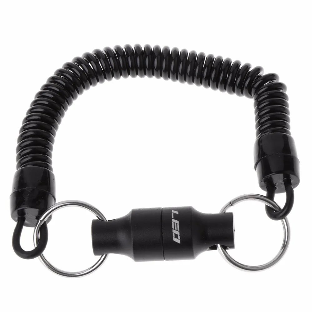Fly Fishing Grabber Magnetic Buckle with Rope Landing Net Connector Holder Clip