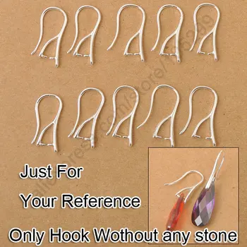 Wholesale 100PCS Lot 925 Sterling Silver Jewelry Findings Pinch Bail Hook Earring Ear Wires For Crystal Beads
Wholesale 100PCS Lot 925 Sterling Silver Jewelry Findings Pinch Bail Hook Earring Ear Wires For Crystal Beads