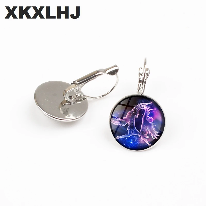 XKXLHJ New 12 Constellation Art Picture Bump Glass Earrings, Virgo, Leo, Aries, Gemini. Fashion Lady Lucky Stud Earrings
XKXLHJ New 12 Constellation Art Picture Bump Glass Earrings, Virgo, Leo, Aries, Gemini. Fashion Lady Lucky Stud Earrings