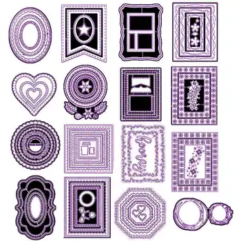 Basic Rectangle Heart Oval Square Frames Metal Cutting Dies For DIY Scrapbooking Embossing Papers Cards Making Crafts New 2019
Basic Rectangle Heart Oval Square Frames Metal Cutting Dies For DIY Scrapbooking Embossing Papers Cards Making Crafts New 2019