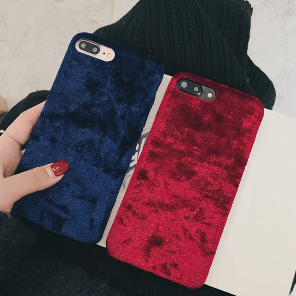 Retro Soft Velvet Phone Case For iPhone XS MAX XR X 8 7 Warm Plush Fabrics Shockproof Back Cover For iPhone 7 8 Plus Shell Coque
Retro Soft Velvet Phone Case For iPhone XS MAX XR X 8 7 Warm Plush Fabrics Shockproof Back Cover For iPhone 7 8 Plus Shell Coque