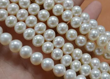 Wholesale 8-9mm REAL Natural Loose Freshwater Pearl Necklace String, Pearl Strand 38cm Long, White Round Shape Pearls
Wholesale 8-9mm REAL Natural Loose Freshwater Pearl Necklace String, Pearl Strand 38cm Long, White Round Shape Pearls