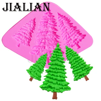 3 Hole Christmas Tree silicone fondant moulds pine cake decorating tools chocolate gumpaste mold kitchen bar supplies T0972
3 Hole Christmas Tree silicone fondant moulds pine cake decorating tools chocolate gumpaste mold kitchen bar supplies T0972