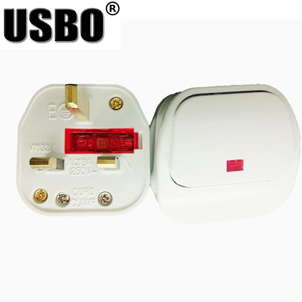 White 10A 250V removable Australia British AC power adpator plug AU / UK Adaptor wiring plug with fuse and independent switch
White 10A 250V removable Australia British AC power adpator plug AU / UK Adaptor wiring plug with fuse and independent switch
