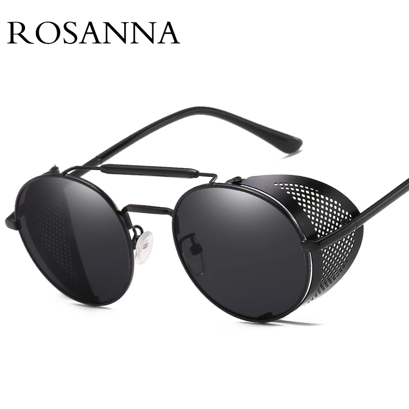 ROSANNA Unisex Retro Round Metal Sunglasses Steampunk Men Women Brand Designer Glasses Oculos De Sol Shades UV Protection YW453
ROSANNA Unisex Retro Round Metal Sunglasses Steampunk Men Women Brand Designer Glasses Oculos De Sol Shades UV Protection YW453