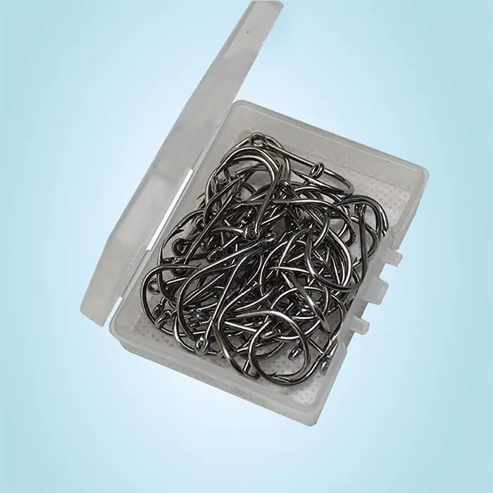 100pcs Fishing Hooks Set Carbon Steel Single Circle Fishhook Fly Fishing Jip Barbed Carp Hooks Sea Tackle Accessories
100pcs Fishing Hooks Set Carbon Steel Single Circle Fishhook Fly Fishing Jip Barbed Carp Hooks Sea Tackle Accessories