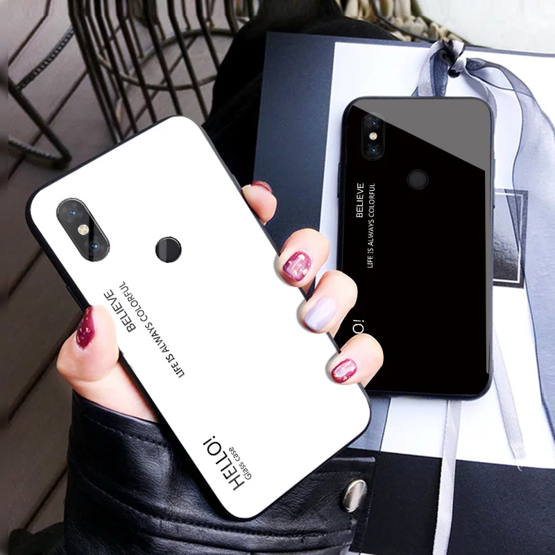 For Xiaomi Redmi 6/6a/S2/Note 6 Pro Tempered Glass Silicone Redmi Note 5 Pro Cover for Xiaomi Mi A2 Lite 8SE MIX 3 Phone Cases
For Xiaomi Redmi 6/6a/S2/Note 6 Pro Tempered Glass Silicone Redmi Note 5 Pro Cover for Xiaomi Mi A2 Lite 8SE MIX 3 Phone Cases