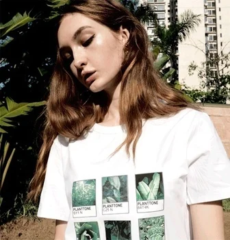 sunfiz YF Summer Unisex Top Planttone Plants Leaf Print T-Shirt Women Tumblr Fashion Cute Aesthetic White Tee
sunfiz YF Summer Unisex Top Planttone Plants Leaf Print T-Shirt Women Tumblr Fashion Cute Aesthetic White Tee