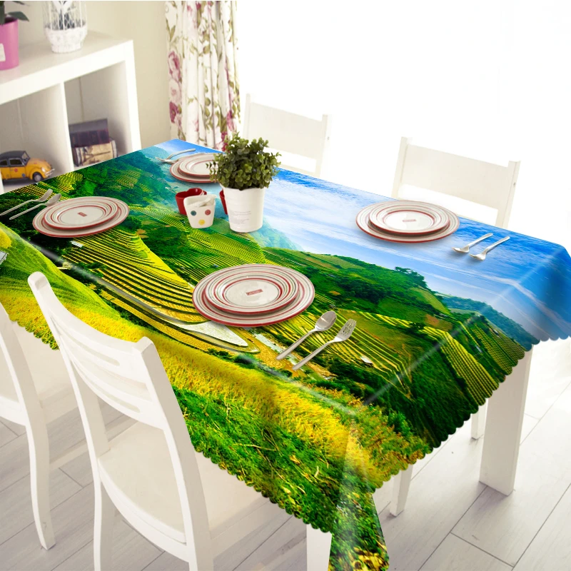 3D Tablecloth Nature Terrace Blue Sky Pattern Merry Christmas Washable Cloth Thicken Rectangular and Round Wedding Manteles
3D Tablecloth Nature Terrace Blue Sky Pattern Merry Christmas Washable Cloth Thicken Rectangular and Round Wedding Manteles