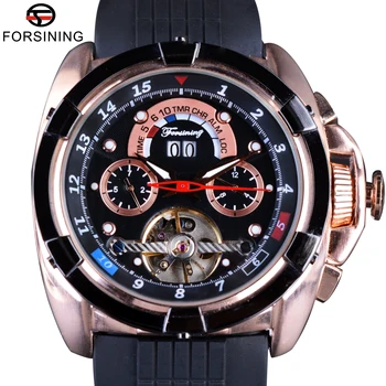 Forsining Multifunction Tourbillon Calendar Display Fashion Men Sport Watches Rose Golden Watch Men Luxury Brand Automatic Watch
Forsining Multifunction Tourbillon Calendar Display Fashion Men Sport Watches Rose Golden Watch Men Luxury Brand Automatic Watch