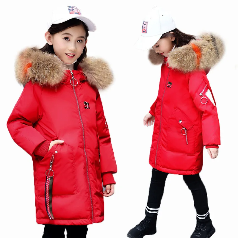 New Parent-child Down Jacket for Girl Clothing Warm Clothes 2019 New Kids Winter Thicken Parka Real Fur Children Outerwear Coats
New Parent-child Down Jacket for Girl Clothing Warm Clothes 2019 New Kids Winter Thicken Parka Real Fur Children Outerwear Coats