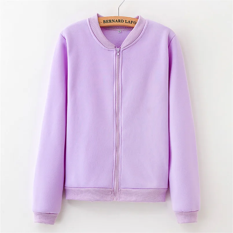 Plus Velvet Women's Jacket Coat Solid Color Long Sleeve Casual Sweatshirt Fleece Women Tops 2018 Autumn And Winter New 11 Colors
Plus Velvet Women's Jacket Coat Solid Color Long Sleeve Casual Sweatshirt Fleece Women Tops 2018 Autumn And Winter New 11 Colors