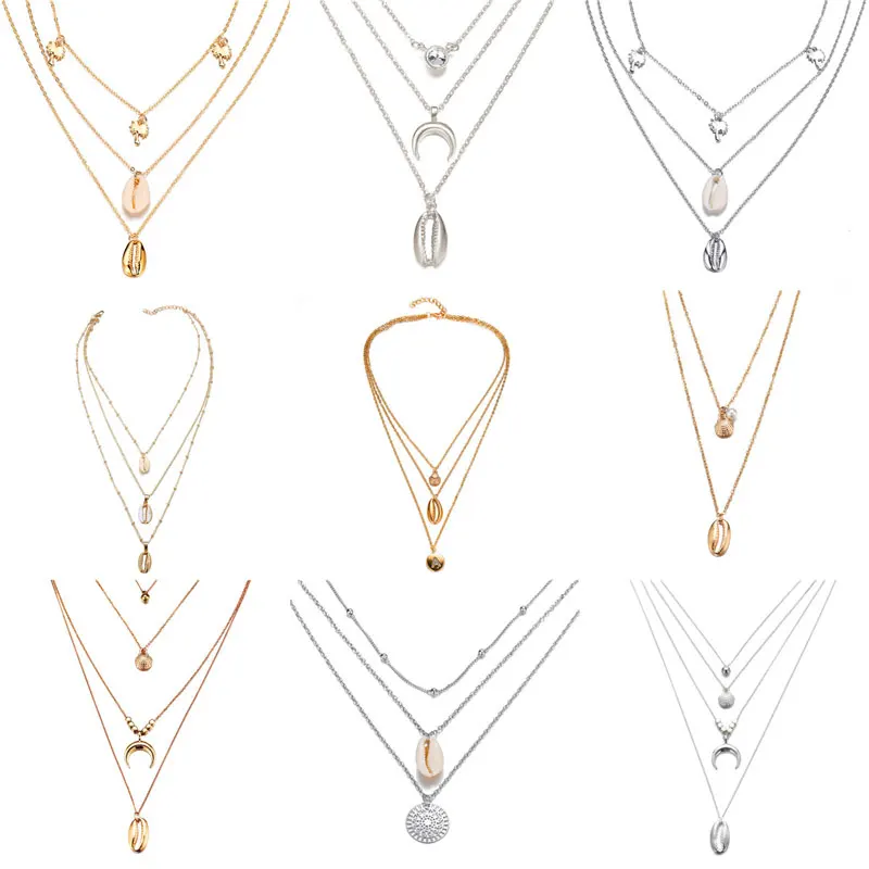 LETAPI Bohemian Natural Sea Shell Necklace For Women Choker Rope Chain Gold Shell Collar Concha Necklaces Beach Summer Jewelry
LETAPI Bohemian Natural Sea Shell Necklace For Women Choker Rope Chain Gold Shell Collar Concha Necklaces Beach Summer Jewelry