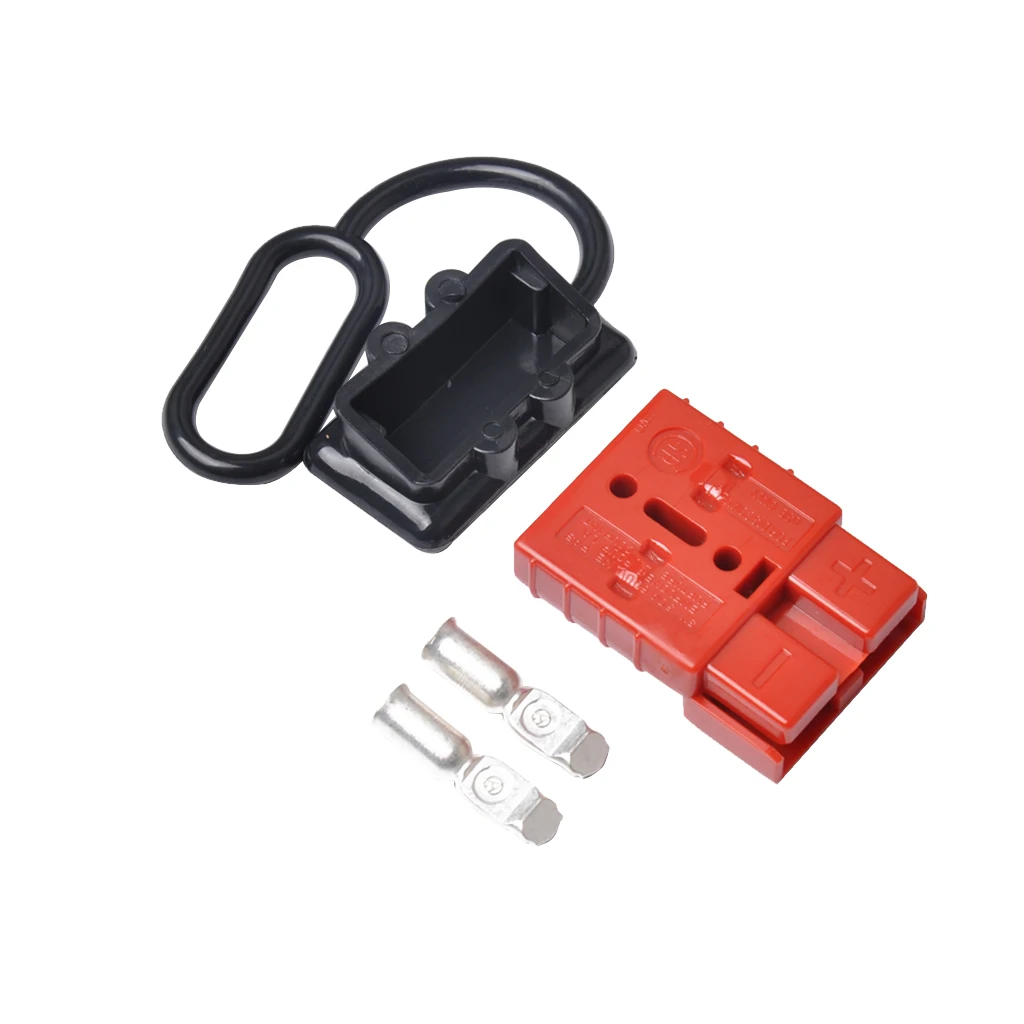 50A 600V Battery Cable Quick Connect Wire Harness Plug Disconnect Recovery Winch Connector Kit 12-24V DC