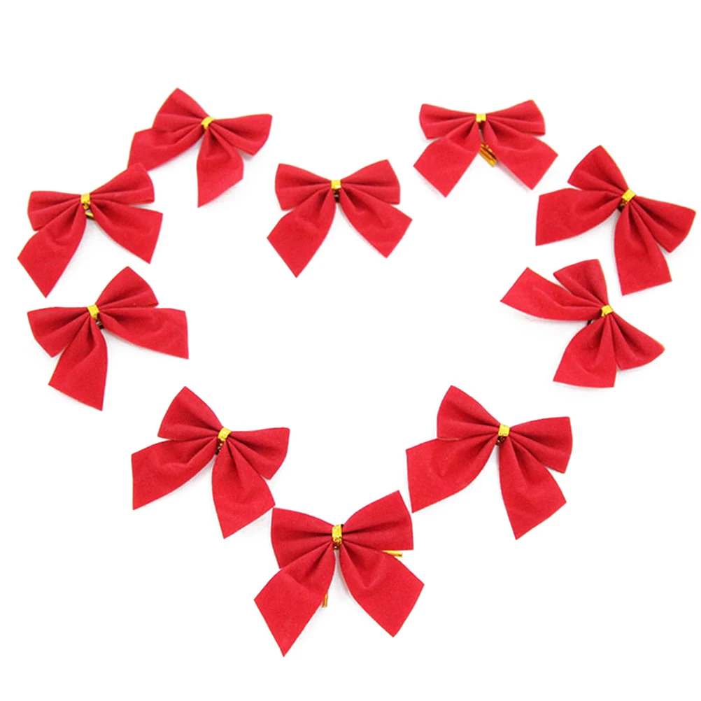 10Pcs Ribbon Christmas Decoration Bows Tree Bowknots Festival Party Garden Ornament Brooch Pin Decor (Red)
10Pcs Ribbon Christmas Decoration Bows Tree Bowknots Festival Party Garden Ornament Brooch Pin Decor (Red)