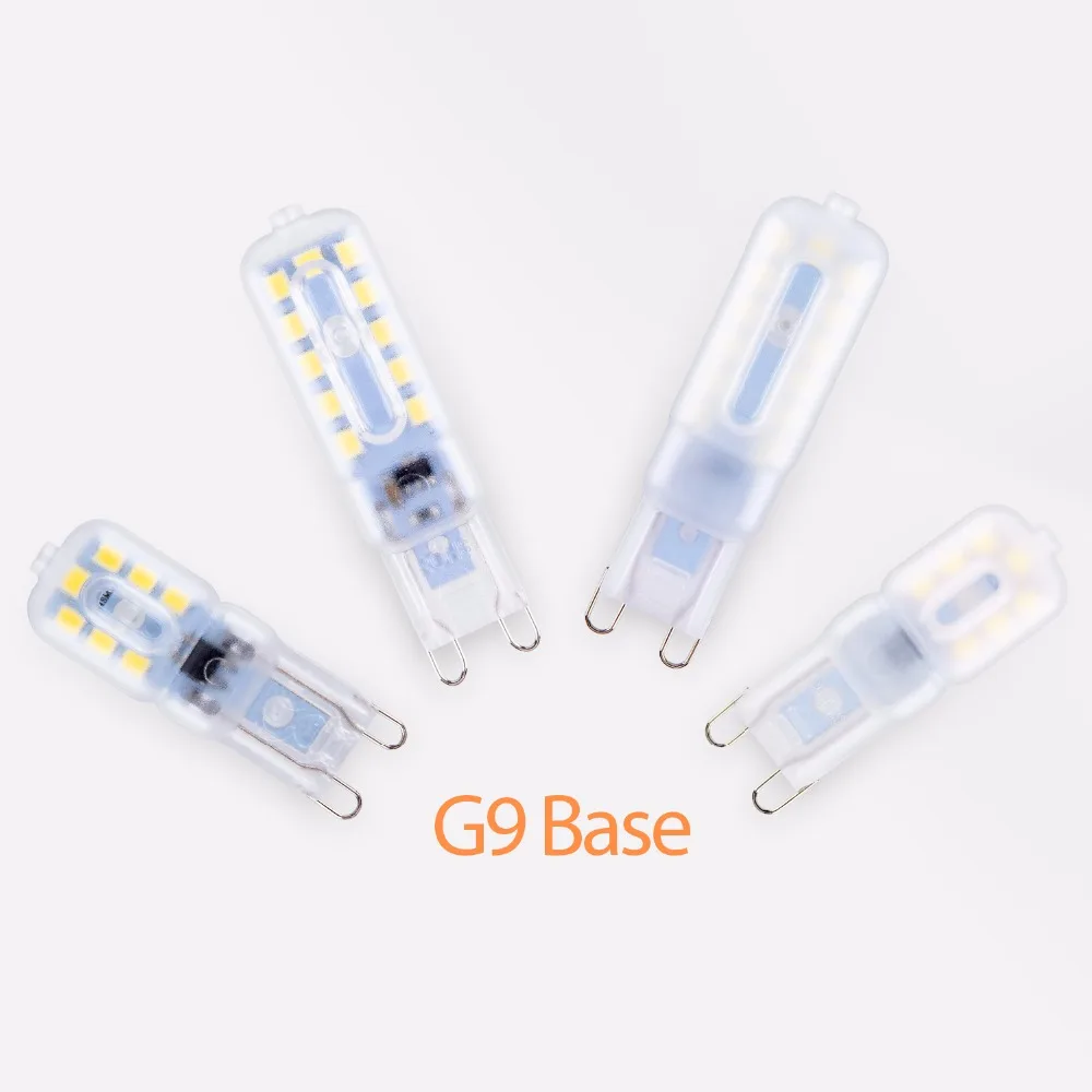 

6PCS LED Bulb G9 Corn Bulb 3W 5W 2835 SMD Lampada LED G9 Energy Saving Lamp 220V Chandelier Candle Replace LED Halogen Lamp 240V