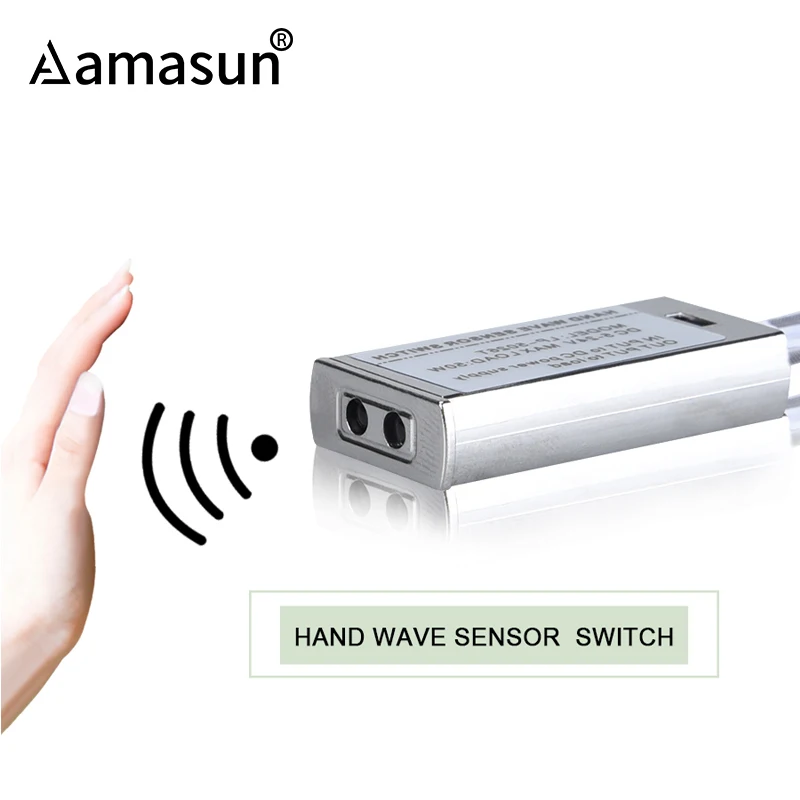 DC 5-24V IR Hand Sweep Sensor Switch Sensitive Hand Wave Switch for DIY Kitchen Wardrobe Cabinet Lighting 10cm Sense Distance
DC 5-24V IR Hand Sweep Sensor Switch Sensitive Hand Wave Switch for DIY Kitchen Wardrobe Cabinet Lighting 10cm Sense Distance