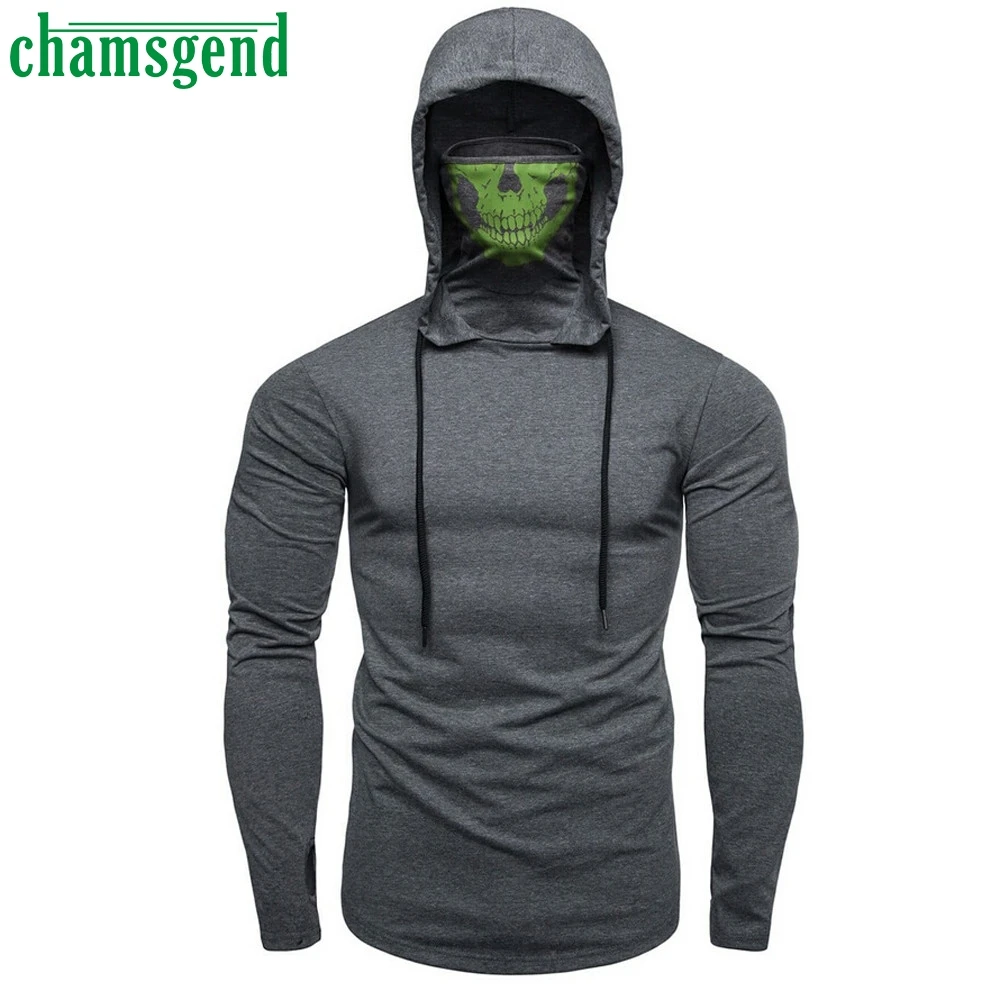 Chamsgend HOT 2018 NEW Winter men Tops Blouse Fashion Pure Color hooded sweatshirts Long Sleeve Mask Skull Splicing Pullover#40*
Chamsgend HOT 2018 NEW Winter men Tops Blouse Fashion Pure Color hooded sweatshirts Long Sleeve Mask Skull Splicing Pullover#40*