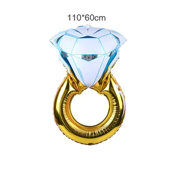Large Diamond foil balloons 10pcs/lot 2kinds Ring shape globo for valentine's day wedding Anniversary decoration kids gifts
Large Diamond foil balloons 10pcs/lot 2kinds Ring shape globo for valentine's day wedding Anniversary decoration kids gifts