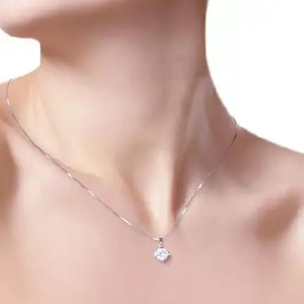 Dazzling AAA CZ Rhinestones 925 Sterling Silver short paragraph pendants simple stylish jewelry
Dazzling AAA CZ Rhinestones 925 Sterling Silver short paragraph pendants simple stylish jewelry