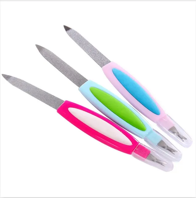 1PC Fashion Plastic Handle Metal Double Sided Nail Files Strong Edge Manicure Grooming Beauty Pedicure Tool Dead Skin Remover
1PC Fashion Plastic Handle Metal Double Sided Nail Files Strong Edge Manicure Grooming Beauty Pedicure Tool Dead Skin Remover